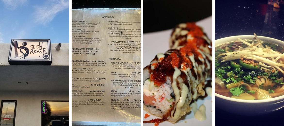 Sushi Rock Restaurant Menu