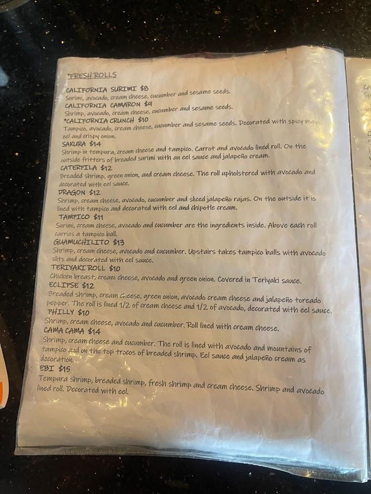 Sushi Rock Restaurant Menu image 4
